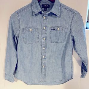 Kids Polo Ralph Lauren chambray, button-down shirt